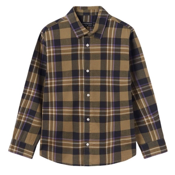 Mayoral Other - NWT Nukutavake Mayoral Button Down Dill Plaid Shirt 16